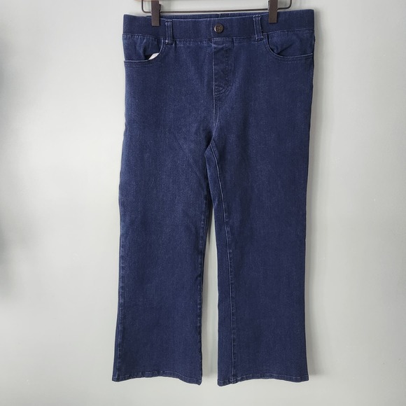BETABRAND Dark Pull on Jeans - Size LP - Picture 1 of 9